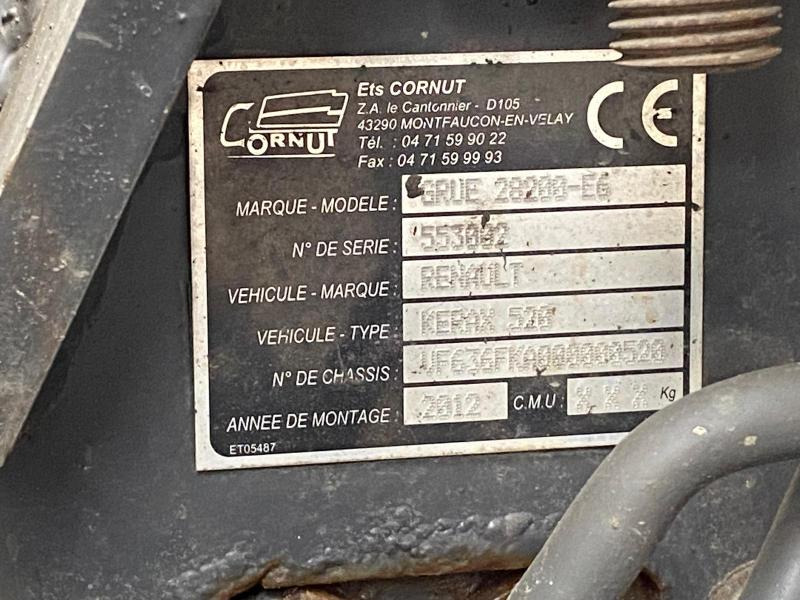 Kravas automašīna pašizgāzējs, Kravas auto ar manipulatoru RENAULT KERAX 8x4 520 BIBENNE CIF GRUE CORMACH: foto 28