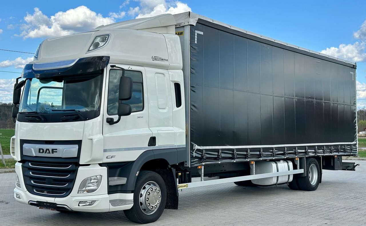 DAF CF 320 / FIRANKA / 23 EUROPALET / SYPIALKA / AUTOMAT / JAK NOWY / 2021 ROK - Kravas automašīna ar tentu: foto 2 DAF CF 320 / FIRANKA / 23 EUROPALET / SYPIALKA / AUTOMAT / JAK NOWY / 2021 ROK - Kravas automašīna ar tentu: foto 2