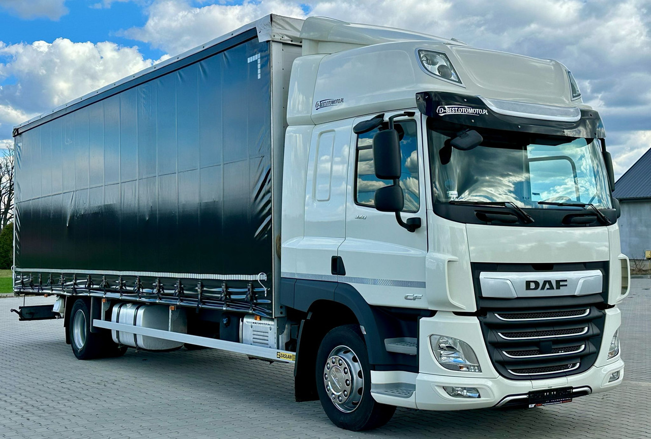 DAF CF 320 / FIRANKA / 23 EUROPALET / SYPIALKA / AUTOMAT / JAK NOWY / 2021 ROK - Kravas automašīna ar tentu: foto 1 DAF CF 320 / FIRANKA / 23 EUROPALET / SYPIALKA / AUTOMAT / JAK NOWY / 2021 ROK - Kravas automašīna ar tentu: foto 1