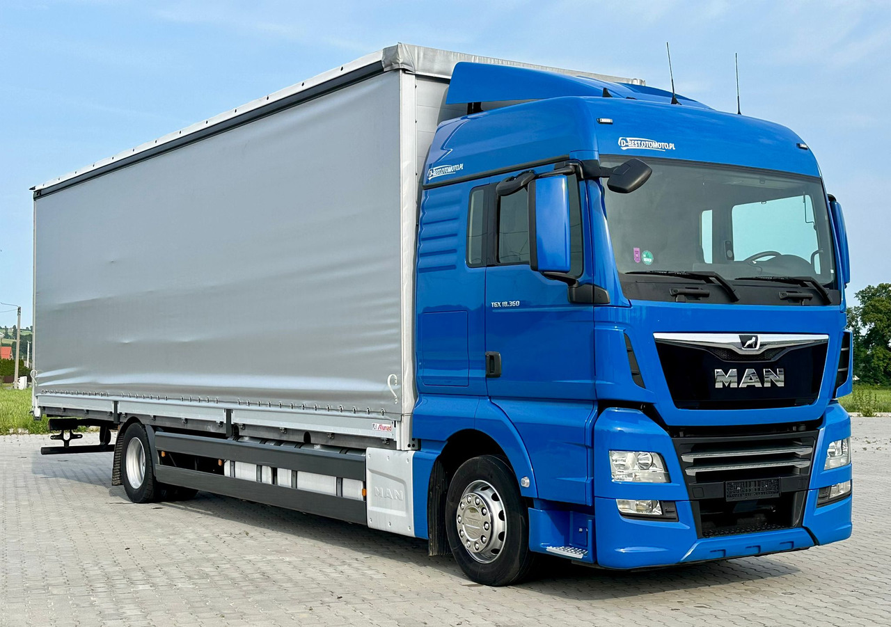 MAN TGX 18.360 / BURTO - FIRANKA / 23 PALETY / SYPIALKA / AUTOMAT / 2021 ROK / SPROWADZONY / SERWISOW - Kravas automašīna ar tentu: foto 1 MAN TGX 18.360 / BURTO - FIRANKA / 23 PALETY / SYPIALKA / AUTOMAT / 2021 ROK / SPROWADZONY / SERWISOW - Kravas automašīna ar tentu: foto 1