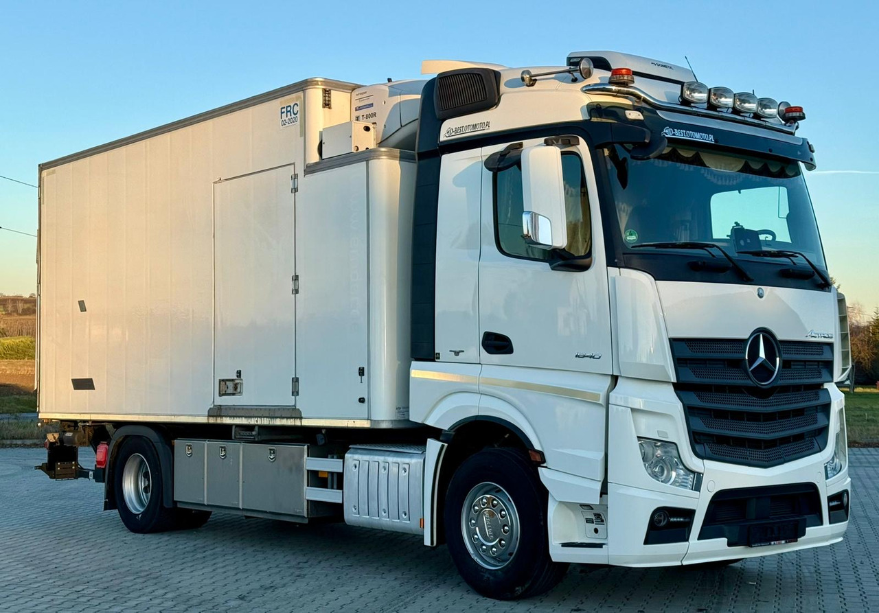 MERCEDES-BENZ ACTROS 1840 / CHŁODNIA / WINDA / 15 EUROPALET / 6.10 M DŁUGOŚCI / DUŻA KABINA / AUTOMAT / SPROWADZONY / SERWISOWANY / EURO 6 - Kravas automašīna refrižerators: foto 1 MERCEDES-BENZ ACTROS 1840 / CHŁODNIA / WINDA / 15 EUROPALET / 6.10 M DŁUGOŚCI / DUŻA KABINA / AUTOMAT / SPROWADZONY / SERWISOWANY / EURO 6 - Kravas automašīna refrižerators: foto 1