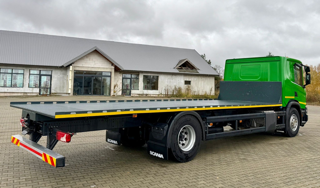 SCANIA P320 / PLATFORMA / NOWY / 5 TYŚ KM / SYPIALKA / 2023 ROK / CAŁA NA PODUSZKACH / 7.7 M DŁUGOŚCI / LAWETA / DO PRZEWOZU MASZYN ROLNICZYCH ITP - Bortu kravas automašīna/ Platforma: foto 4 SCANIA P320 / PLATFORMA / NOWY / 5 TYŚ KM / SYPIALKA / 2023 ROK / CAŁA NA PODUSZKACH / 7.7 M DŁUGOŚCI / LAWETA / DO PRZEWOZU MASZYN ROLNICZYCH ITP - Bortu kravas automašīna/ Platforma: foto 4