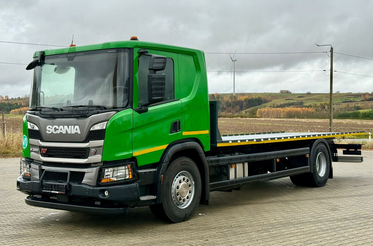 SCANIA P320 / PLATFORMA / NOWY / 5 TYŚ KM / SYPIALKA / 2023 ROK / CAŁA NA PODUSZKACH / 7.7 M DŁUGOŚCI / LAWETA / DO PRZEWOZU MASZYN ROLNICZYCH ITP - Bortu kravas automašīna/ Platforma: foto 2 SCANIA P320 / PLATFORMA / NOWY / 5 TYŚ KM / SYPIALKA / 2023 ROK / CAŁA NA PODUSZKACH / 7.7 M DŁUGOŚCI / LAWETA / DO PRZEWOZU MASZYN ROLNICZYCH ITP - Bortu kravas automašīna/ Platforma: foto 2