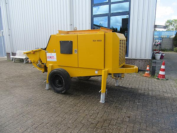 2014 PUTZMEISTER BSA 1005 DC- concrete pump. - Stacionārais betona sūknis: foto 2 2014 PUTZMEISTER BSA 1005 DC- concrete pump. - Stacionārais betona sūknis: foto 2