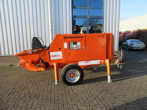 2014 PUTZMEISTER BSA 1005 DC concrete pump - Stacionārais betona sūknis: foto 1 2014 PUTZMEISTER BSA 1005 DC concrete pump - Stacionārais betona sūknis: foto 1