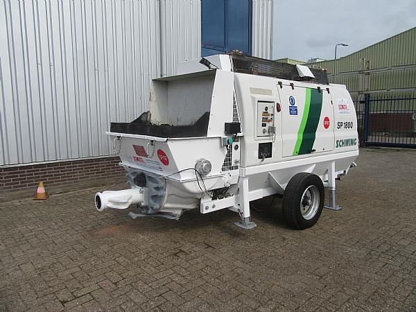 2014 SCHWING BP 1800 D -129 KW static pump - Stacionārais betona sūknis: foto 3 2014 SCHWING BP 1800 D -129 KW static pump - Stacionārais betona sūknis: foto 3