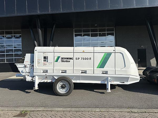 2022  SCHWING  SP 7500 E -250 kw trailer pump - Stacionārais betona sūknis: foto 1 2022  SCHWING  SP 7500 E -250 kw trailer pump - Stacionārais betona sūknis: foto 1