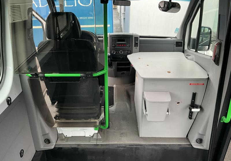 Mikroautobuss, Pasažieru furgons Mercedes-Benz Sprinter 314 Mobility: foto 14
