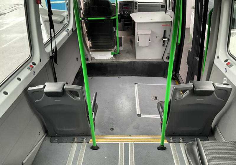 Mikroautobuss, Pasažieru furgons Mercedes-Benz Sprinter 314 Mobility: foto 12
