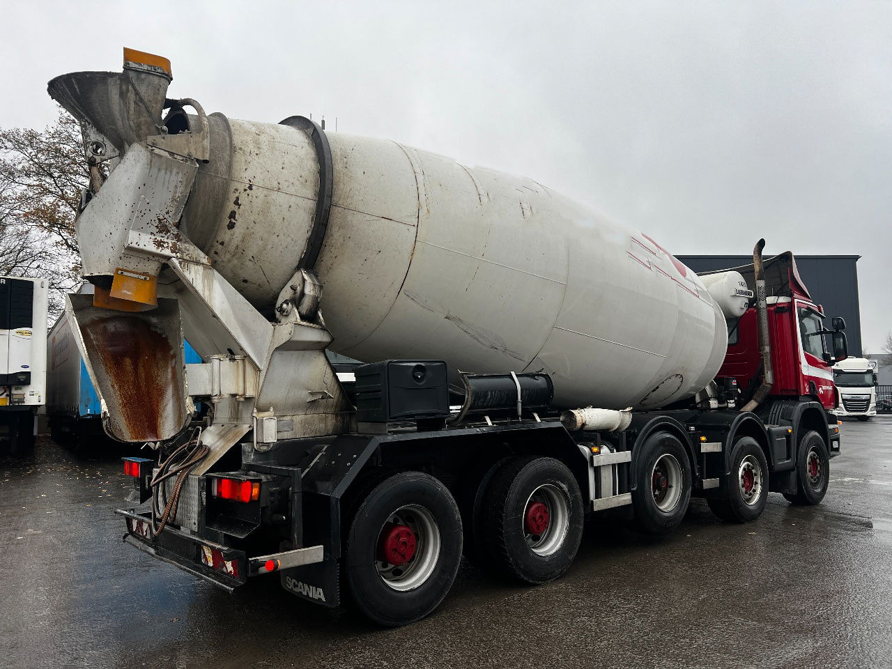 Scania P420 10x4, 15m3 Liebherr, full steel - Betonvedējs: foto 3 Scania P420 10x4, 15m3 Liebherr, full steel - Betonvedējs: foto 3