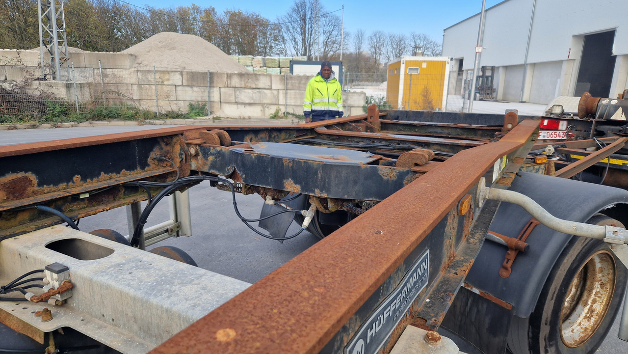 Hüffermann HSA - Multilift/ Būvgružu konteinera piekabe: foto 4 Hüffermann HSA - Multilift/ Būvgružu konteinera piekabe: foto 4