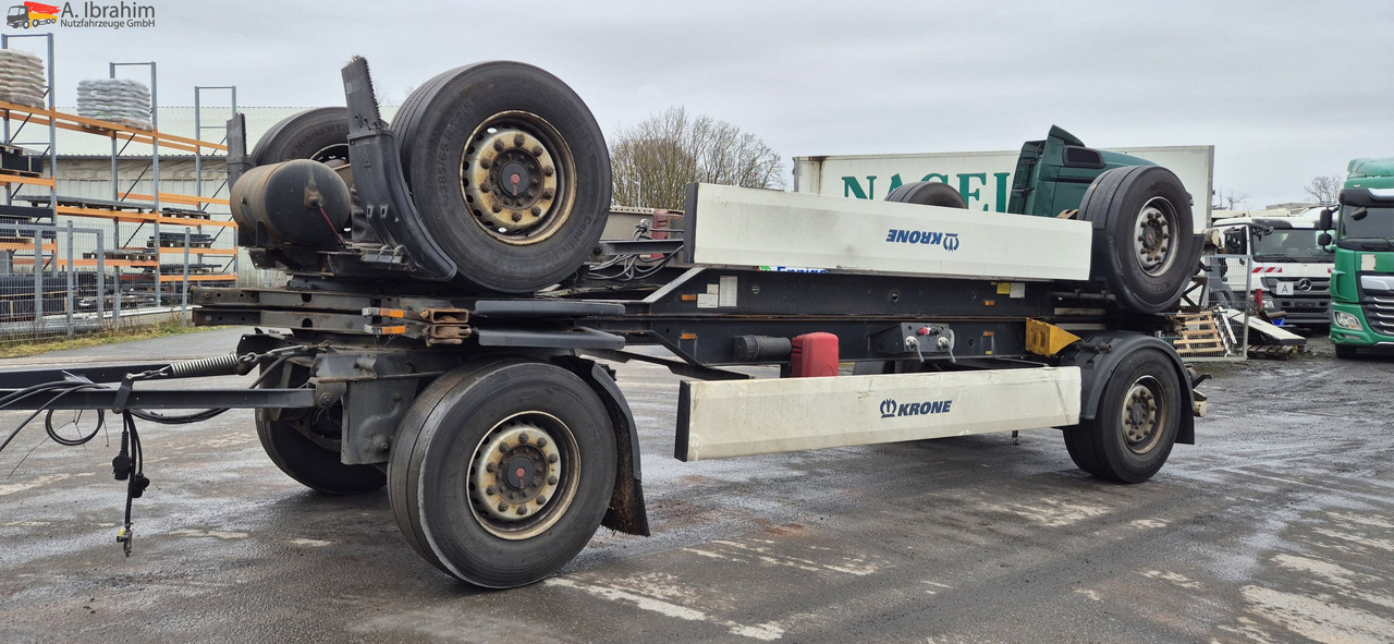 Piekabe noņemamā virsbūve/ Konteineru vedējs Krone AZ 3x vorhanden SAF Achsen, fertig gestapelt: foto 8