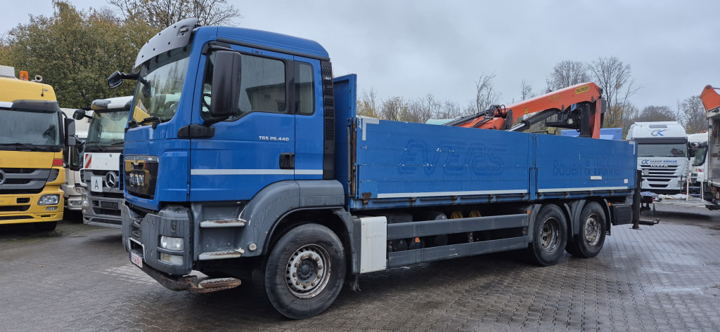 MAN 28.440 TGS 26.440 mit PK 18002 Kran - Kravas auto ar manipulatoru, Bortu kravas automašīna/ Platforma: foto 1 MAN 28.440 TGS 26.440 mit PK 18002 Kran - Kravas auto ar manipulatoru, Bortu kravas automašīna/ Platforma: foto 1