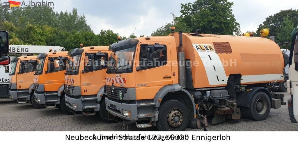 Mercedes-Benz 1823  DB 1823,Optifant 70, 3677 h Betriebsst., 2 Motors, 3 Pedals - Ielu tīrīšanas mašīna: foto 2 Mercedes-Benz 1823  DB 1823,Optifant 70, 3677 h Betriebsst., 2 Motors, 3 Pedals - Ielu tīrīšanas mašīna: foto 2