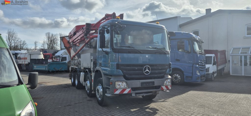 Mercedes-Benz 3241 PM 21-3 Liebherr 7 cbm PUMI Putzmeister Liebherr - Betona sūknis ar mikseri: foto 1 Mercedes-Benz 3241 PM 21-3 Liebherr 7 cbm PUMI Putzmeister Liebherr - Betona sūknis ar mikseri: foto 1