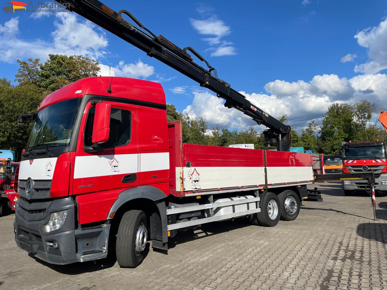Mercedes-Benz Actros 2545 6x2 Pritsche Kran HIAB 166 - Bortu kravas automašīna/ Platforma, Kravas auto ar manipulatoru: foto 1 Mercedes-Benz Actros 2545 6x2 Pritsche Kran HIAB 166 - Bortu kravas automašīna/ Platforma, Kravas auto ar manipulatoru: foto 1