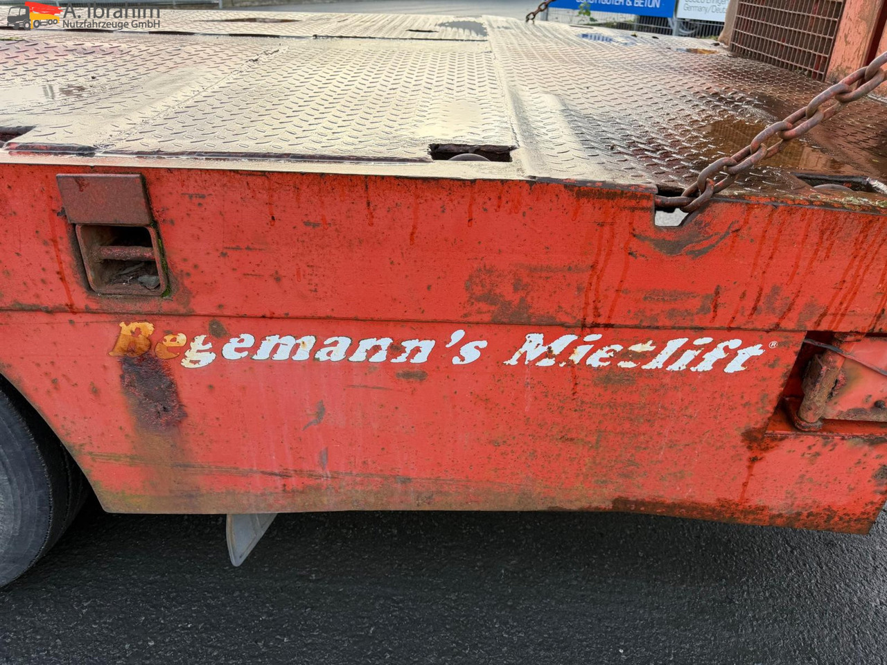 Nooteboom OSD-48-03 V/L ausziehbar | 1 x Lenkachse | Rampen - Puspiekabe zema profila platforma: foto 5 Nooteboom OSD-48-03 V/L ausziehbar | 1 x Lenkachse | Rampen - Puspiekabe zema profila platforma: foto 5