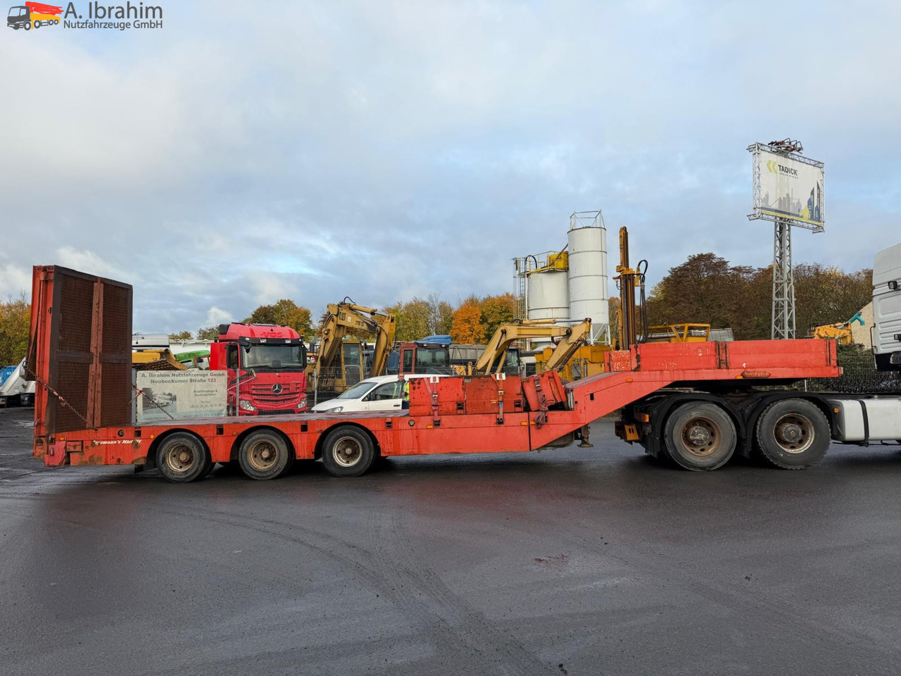 Nooteboom OSD-48-03 V/L ausziehbar | 1 x Lenkachse | Rampen - Puspiekabe zema profila platforma: foto 2 Nooteboom OSD-48-03 V/L ausziehbar | 1 x Lenkachse | Rampen - Puspiekabe zema profila platforma: foto 2