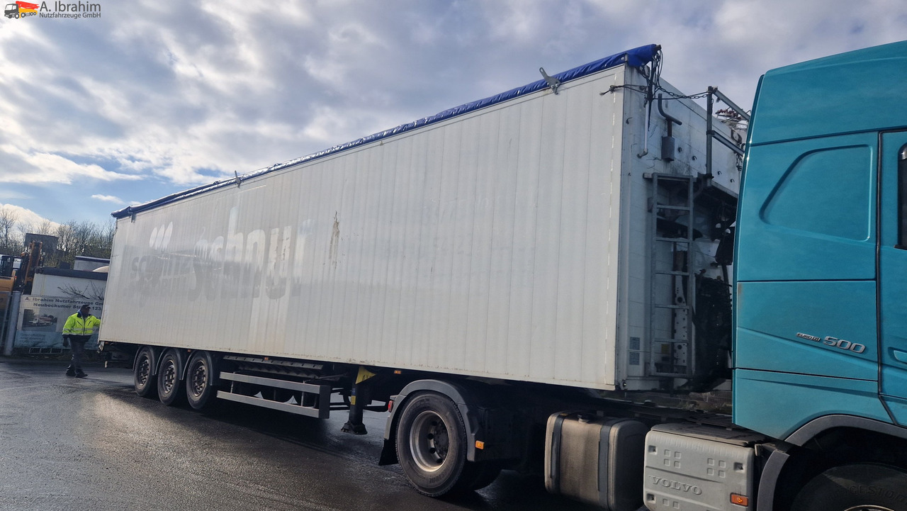 Schmitz SW 24 Schubboden, Liftachse,Ersatzradhalterung Kabelfernbedienung, Trichter - Puspiekabe kustīgās grīdas: foto 1 Schmitz SW 24 Schubboden, Liftachse,Ersatzradhalterung Kabelfernbedienung, Trichter - Puspiekabe kustīgās grīdas: foto 1
