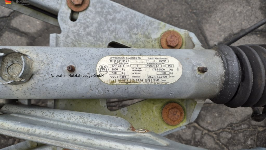Wagenbouw Hapert K2700 Deichsel verstellbar - Piekabe slēgtā virsbūve: foto 2 Wagenbouw Hapert K2700 Deichsel verstellbar - Piekabe slēgtā virsbūve: foto 2