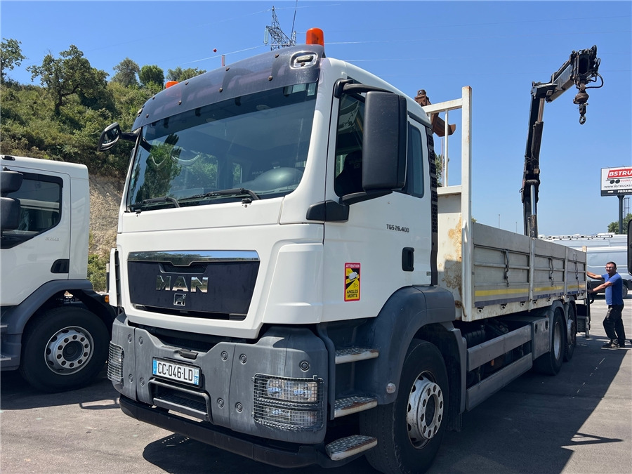 MAN TGS 26/400 - Bortu kravas automašīna/ Platforma, Kravas auto ar manipulatoru: foto 1 MAN TGS 26/400 - Bortu kravas automašīna/ Platforma, Kravas auto ar manipulatoru: foto 1