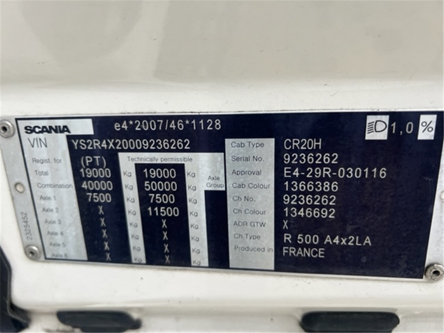 Vilcējs Scania R500: foto 13