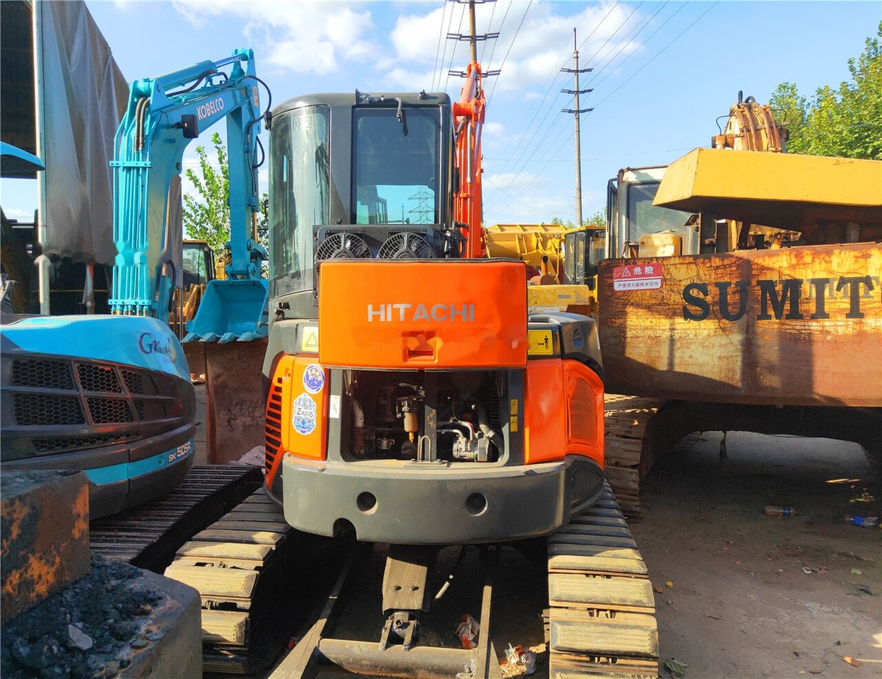 Mini-ekskavators Hitachi ZX55: foto 6
