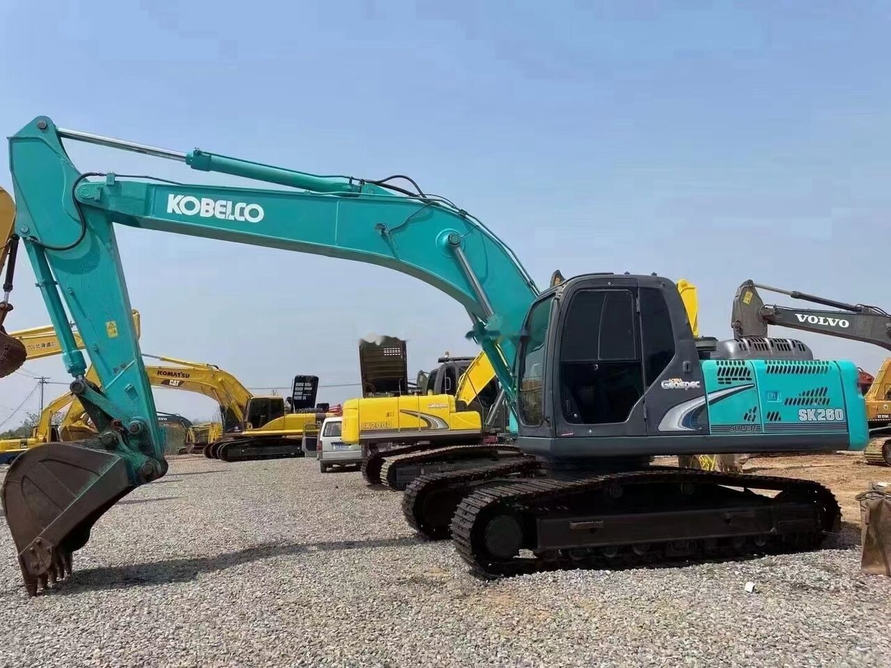 Kobelco SK260 - Kāpurķēžu ekskavators: foto 1 Kobelco SK260 - Kāpurķēžu ekskavators: foto 1