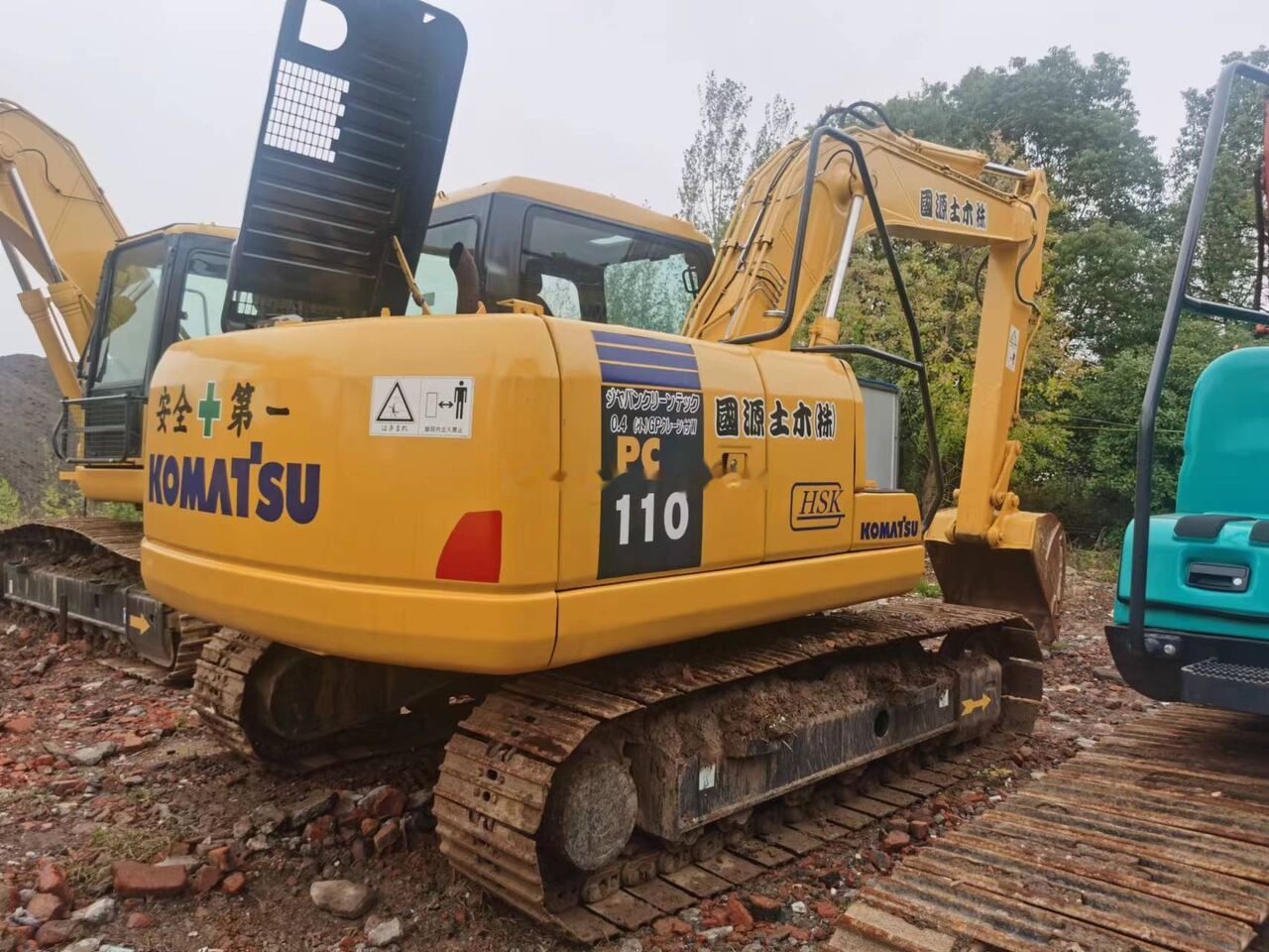 Komatsu PC110 - Kāpurķēžu ekskavators: foto 3 Komatsu PC110 - Kāpurķēžu ekskavators: foto 3