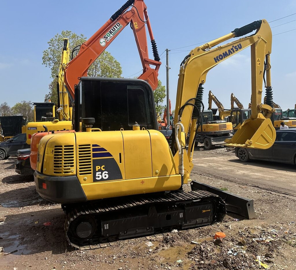 Komatsu PC56 - Mini-ekskavators: foto 1 Komatsu PC56 - Mini-ekskavators: foto 1