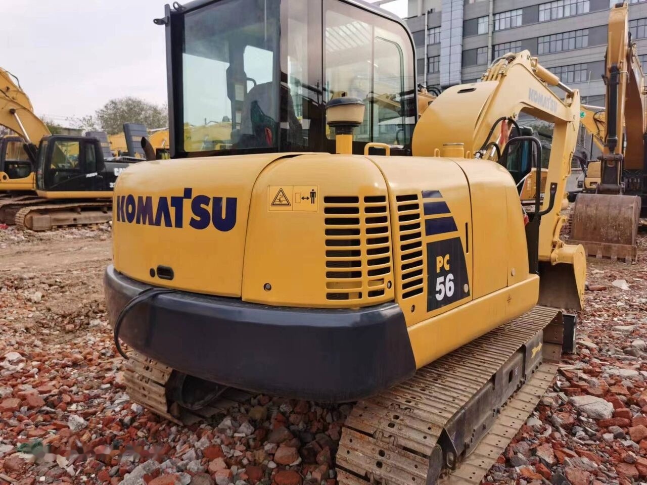 Komatsu PC56 - Mini-ekskavators: foto 4 Komatsu PC56 - Mini-ekskavators: foto 4
