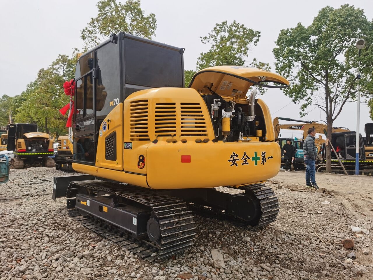 Komatsu PC70 - Kāpurķēžu ekskavators: foto 3 Komatsu PC70 - Kāpurķēžu ekskavators: foto 3