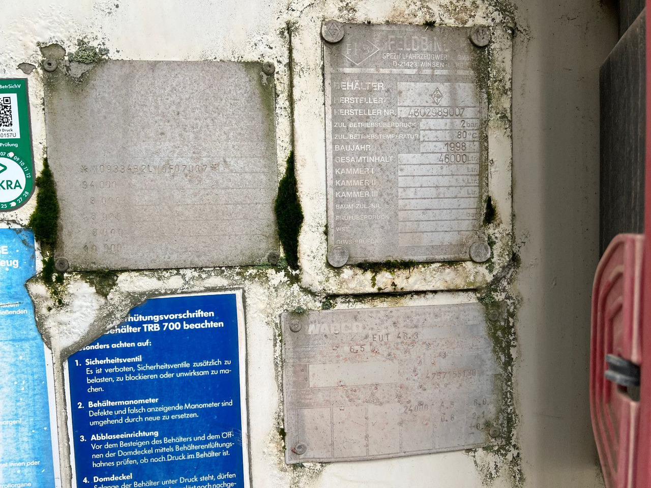 Feldbinder EUT 46,3 - Silosa puspiekabe: foto 5 Feldbinder EUT 46,3 - Silosa puspiekabe: foto 5