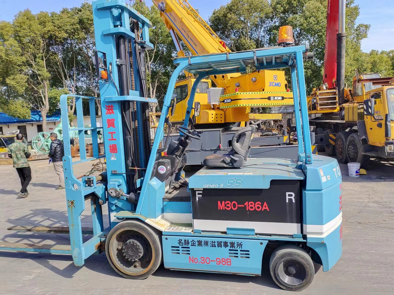 TOYOTA 7FBCU55 electric forklift from Japan original - Elektroiekrāvējs: foto 1 TOYOTA 7FBCU55 electric forklift from Japan original - Elektroiekrāvējs: foto 1