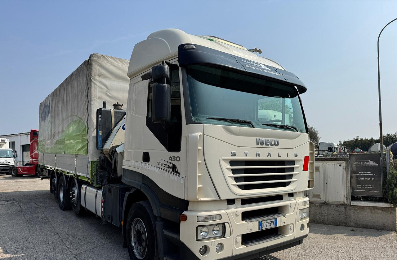 IVECO 430 - 4 ASSI STRADALE CON GRU - Kravas automašīna ar tentu: foto 2 IVECO 430 - 4 ASSI STRADALE CON GRU - Kravas automašīna ar tentu: foto 2
