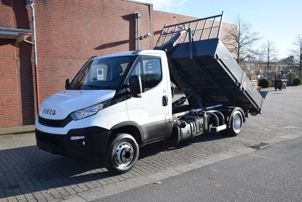 Iveco Daily 70 C18 City Haken Abrollkip.HIAB Multilift - Komercauto pašizgāzējs: foto 1 Iveco Daily 70 C18 City Haken Abrollkip.HIAB Multilift - Komercauto pašizgāzējs: foto 1