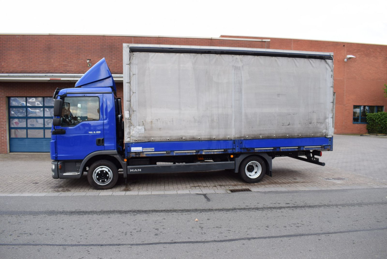MAN TGL 8.180 Pritsche Schiebeplane Klima 3-Sitzer - Furgons ar tentu: foto 3 MAN TGL 8.180 Pritsche Schiebeplane Klima 3-Sitzer - Furgons ar tentu: foto 3