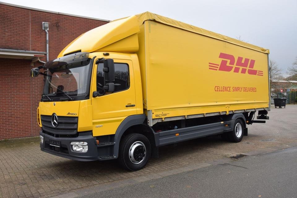 Mercedes-Benz Atego II 1221 Schiebeplane Klima Standheizung - Kravas automašīna ar tentu: foto 1 Mercedes-Benz Atego II 1221 Schiebeplane Klima Standheizung - Kravas automašīna ar tentu: foto 1