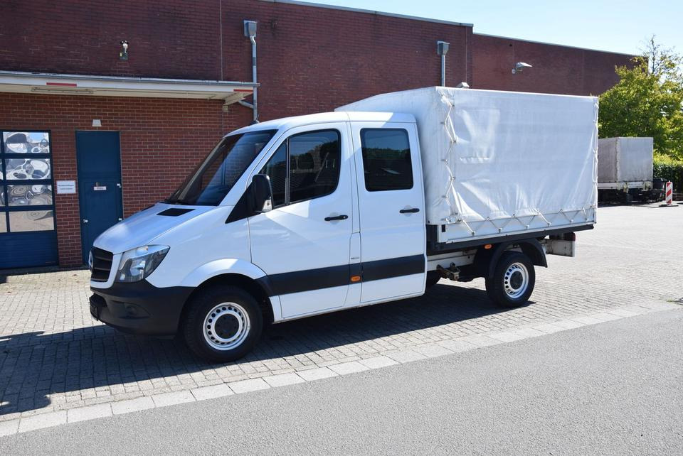 Mercedes-Benz Sprinter 314 CDI Pri Plane Doka 7-Sitze Klima - Furgons ar tentu, Kravas-pasažieru furgons: foto 1 Mercedes-Benz Sprinter 314 CDI Pri Plane Doka 7-Sitze Klima - Furgons ar tentu, Kravas-pasažieru furgons: foto 1