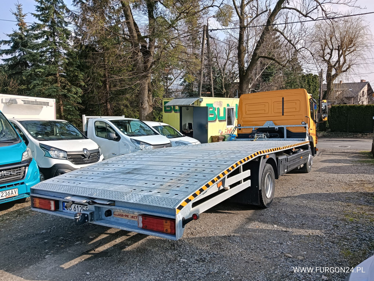 MERCEDES ATEGO 1018 POMOC DROGOWA LAWETA NR 665 - Autovedējs: foto 4 MERCEDES ATEGO 1018 POMOC DROGOWA LAWETA NR 665 - Autovedējs: foto 4