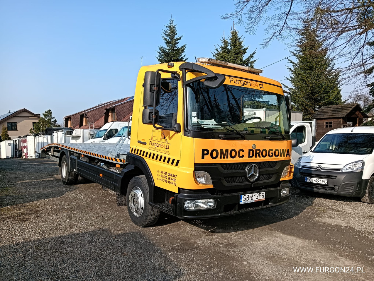 MERCEDES ATEGO 1018 POMOC DROGOWA LAWETA NR 665 - Autovedējs: foto 3 MERCEDES ATEGO 1018 POMOC DROGOWA LAWETA NR 665 - Autovedējs: foto 3