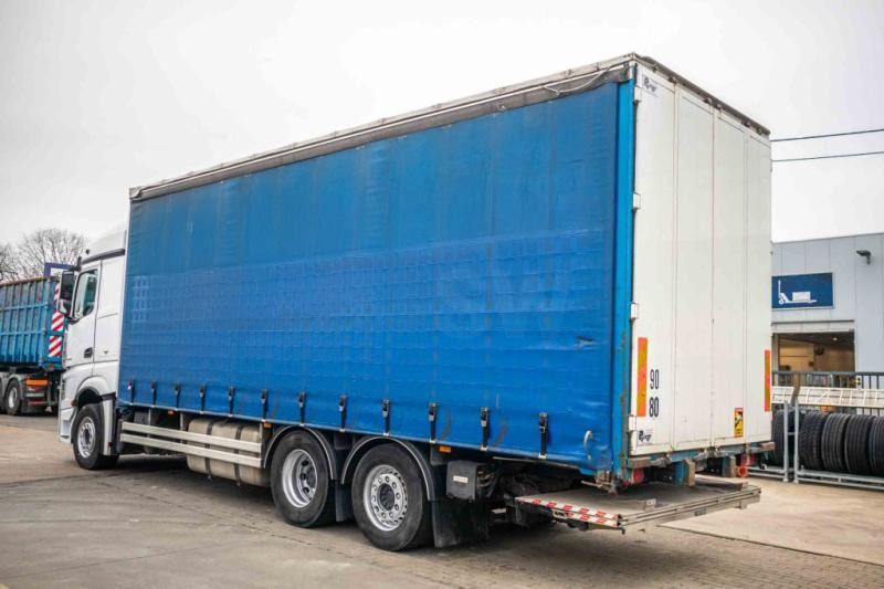 Mercedes ACTROS 2548-6X2+E6+VOITH-(+remorque: +5.000 € ) - Kravas automašīna ar tentu: foto 4 Mercedes ACTROS 2548-6X2+E6+VOITH-(+remorque: +5.000 € ) - Kravas automašīna ar tentu: foto 4