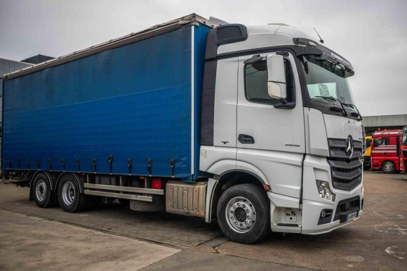 Mercedes ACTROS 2548-6X2+E6+VOITH-(+remorque: +5.000 € ) - Kravas automašīna ar tentu: foto 2 Mercedes ACTROS 2548-6X2+E6+VOITH-(+remorque: +5.000 € ) - Kravas automašīna ar tentu: foto 2
