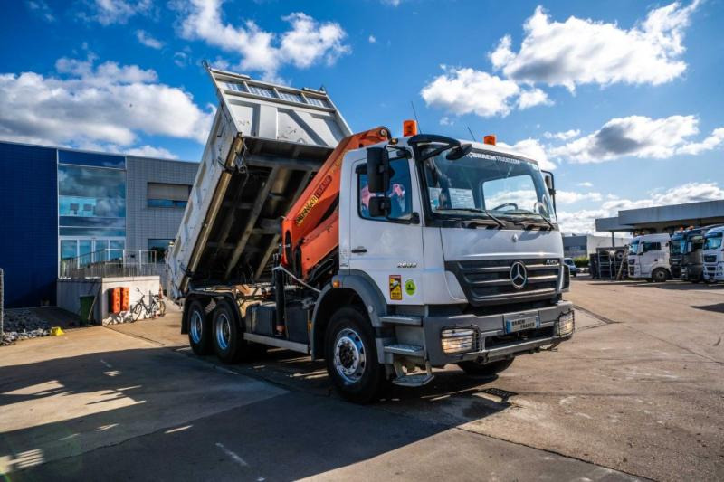 Mercedes AXOR 2633+BIBENNE+PALFINGER 18T/m /3XHydr. - Kravas automašīna pašizgāzējs, Kravas auto ar manipulatoru: foto 2 Mercedes AXOR 2633+BIBENNE+PALFINGER 18T/m /3XHydr. - Kravas automašīna pašizgāzējs, Kravas auto ar manipulatoru: foto 2