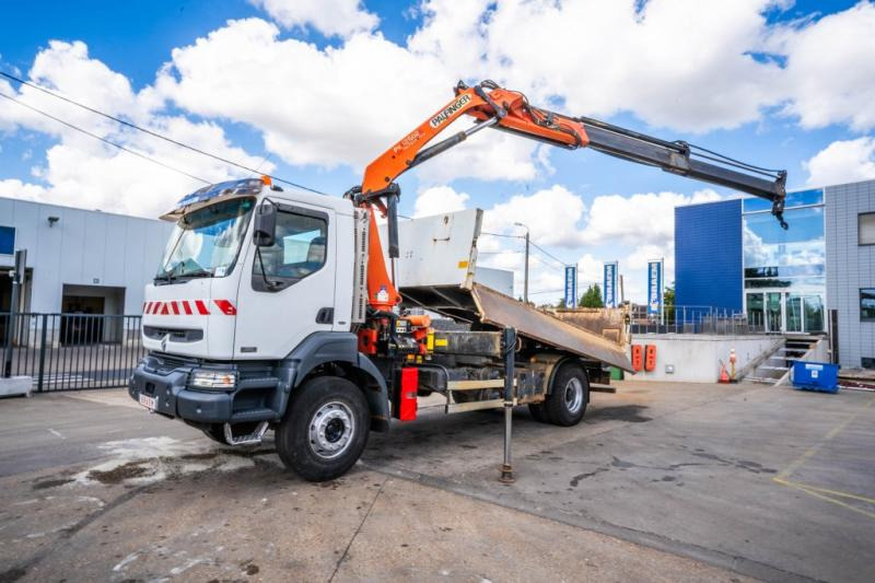 Renault KERAX 320 DCI +BIBENNE+PALFINGER 12Ton/m/2 EXT. - Kravas automašīna pašizgāzējs, Kravas auto ar manipulatoru: foto 1 Renault KERAX 320 DCI +BIBENNE+PALFINGER 12Ton/m/2 EXT. - Kravas automašīna pašizgāzējs, Kravas auto ar manipulatoru: foto 1
