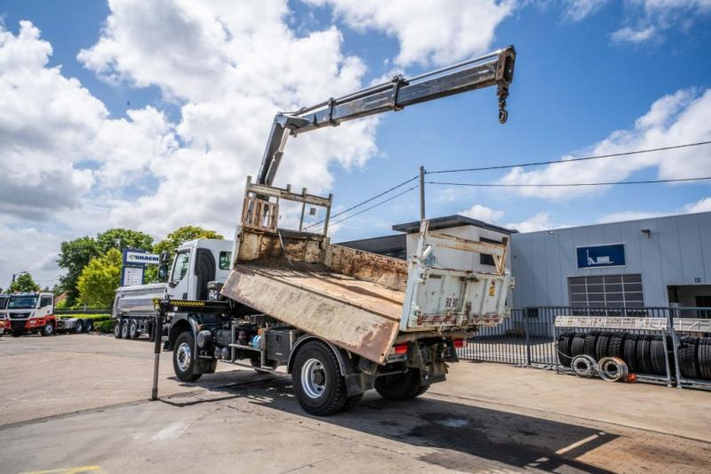 Renault KERAX 370 DXI + TRI BENNE+HIAB 16t/m + 2 EXT - Kravas automašīna pašizgāzējs, Kravas auto ar manipulatoru: foto 5 Renault KERAX 370 DXI + TRI BENNE+HIAB 16t/m + 2 EXT - Kravas automašīna pašizgāzējs, Kravas auto ar manipulatoru: foto 5