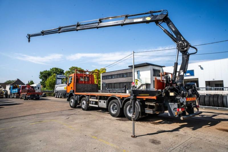 Renault KERAX 430 DXI+ HIAB 16 T/m + 5 EXT - Bortu kravas automašīna/ Platforma, Kravas auto ar manipulatoru: foto 3 Renault KERAX 430 DXI+ HIAB 16 T/m + 5 EXT - Bortu kravas automašīna/ Platforma, Kravas auto ar manipulatoru: foto 3