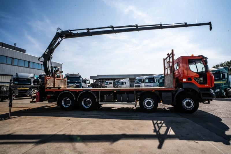 Renault KERAX 430 DXI+ HIAB 16 T/m + 5 EXT - Bortu kravas automašīna/ Platforma, Kravas auto ar manipulatoru: foto 5 Renault KERAX 430 DXI+ HIAB 16 T/m + 5 EXT - Bortu kravas automašīna/ Platforma, Kravas auto ar manipulatoru: foto 5