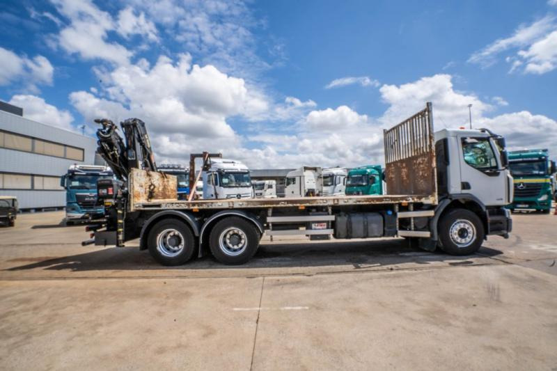 Renault LANDER 340 DXI-6X4+HIAB 14 T/m/3xhydr. - Bortu kravas automašīna/ Platforma, Kravas auto ar manipulatoru: foto 5 Renault LANDER 340 DXI-6X4+HIAB 14 T/m/3xhydr. - Bortu kravas automašīna/ Platforma, Kravas auto ar manipulatoru: foto 5
