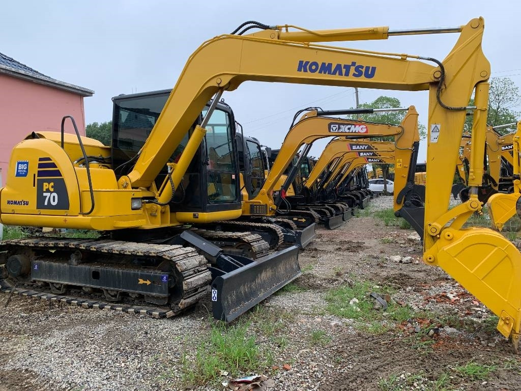 Komatsu PC 70 - Mini-ekskavators: foto 5 Komatsu PC 70 - Mini-ekskavators: foto 5